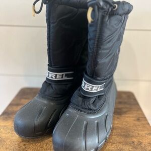Sorel Black Insulated Snow Boots